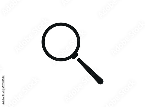 Search icon vector. Magnifier, research icon symbol illustration