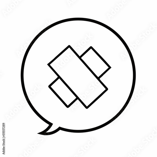 吹き出し　ダメージ　ベクター