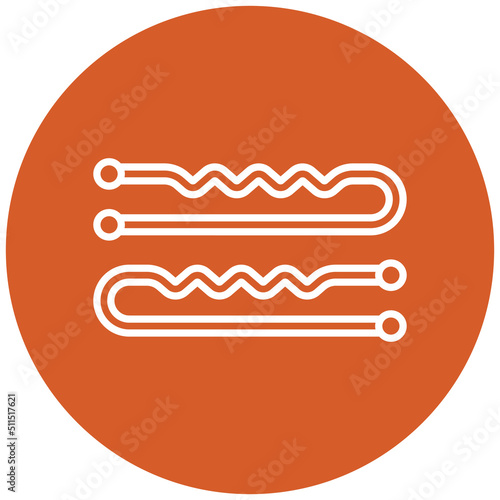 Hair Pin Icon Style