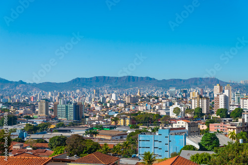Vista panorâmica da Serra do Curral, em Belo Horizonte, Minas Gerais