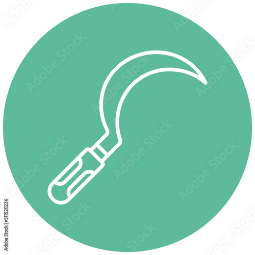 Sickle Icon Style