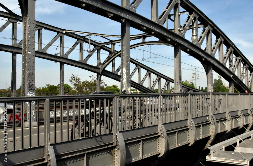 Fototapeta premium Die Bösebrücke in Berlin