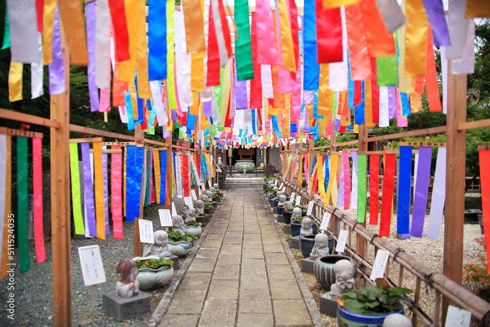 静岡県香勝寺（ききょう寺）の如来旗
