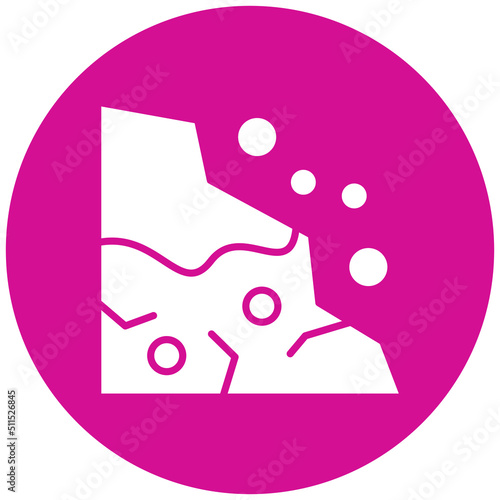 Snow Avalanche Icon Style