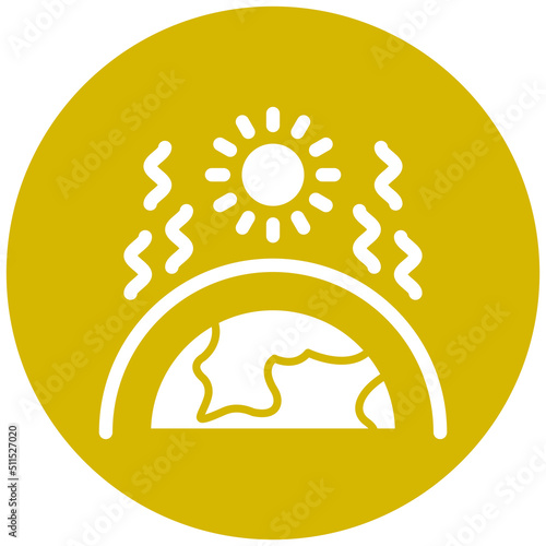 Greenhouse Effect Icon Style