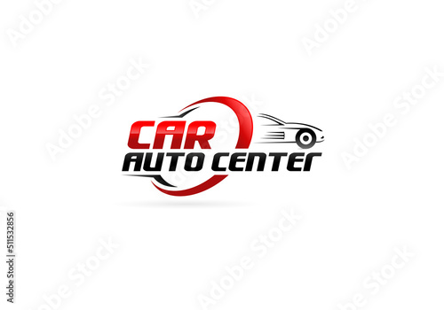 car garage repair workshop logo design