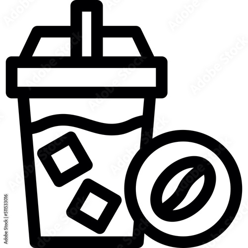 Cold Coffee Icon