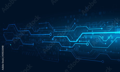 background hi-technology and vector abstract connecting network graphic.