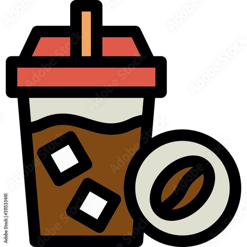 Cold Coffee Icon