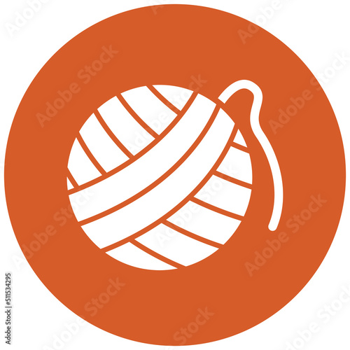 Wool Ball Icon Style
