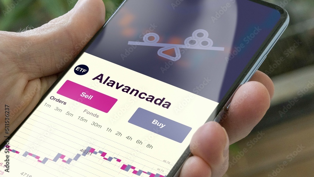 ExchangeTraded Fund chart, invest in leverage stock market, data off