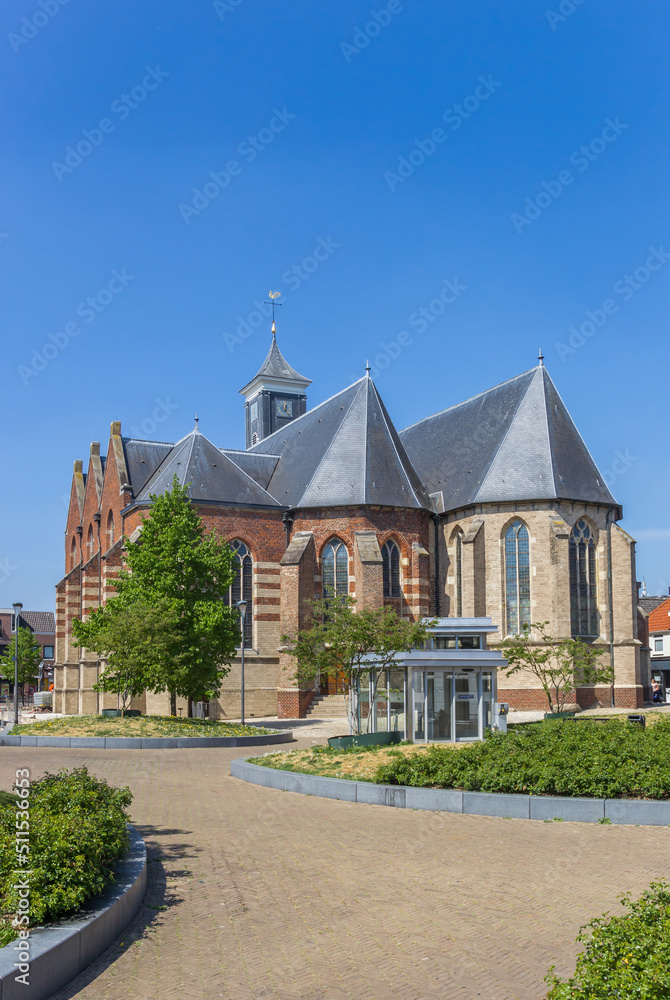 Historic Schildkerk church in the center of Rijssen, Netherlands