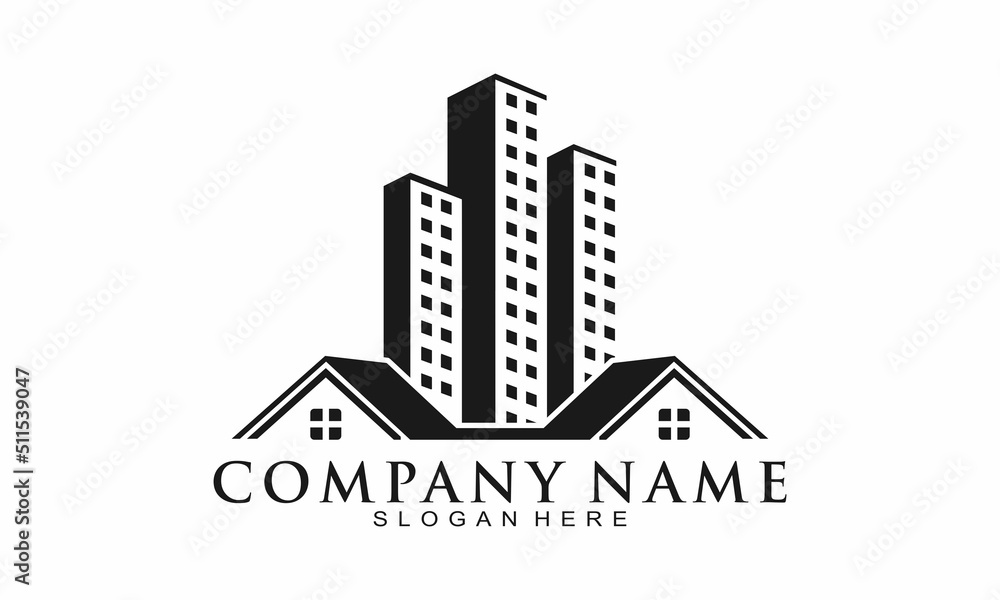 House and building vector logo
