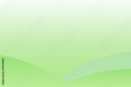 Vector summer green background. Green abstract fresh gradient wave wallpaper © paralisart