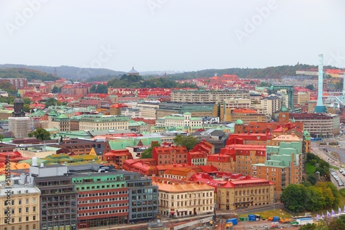 Gothenburg rainy city photo