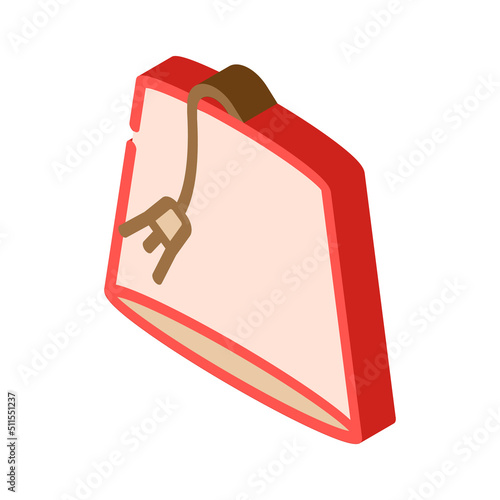 fez turkish hat isometric icon vector. fez turkish hat sign. isolated symbol illustration