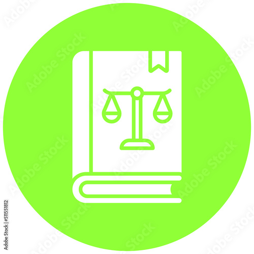 Law Book Icon Style