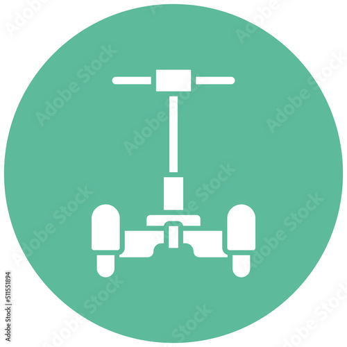 Police Segway Icon Style
