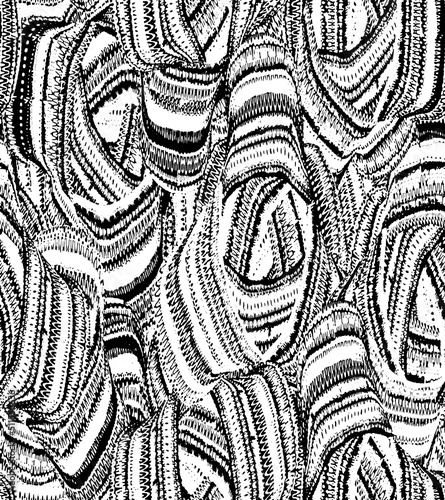 a textile-appropriate metraj pattern consisting of traditional and geometric objects