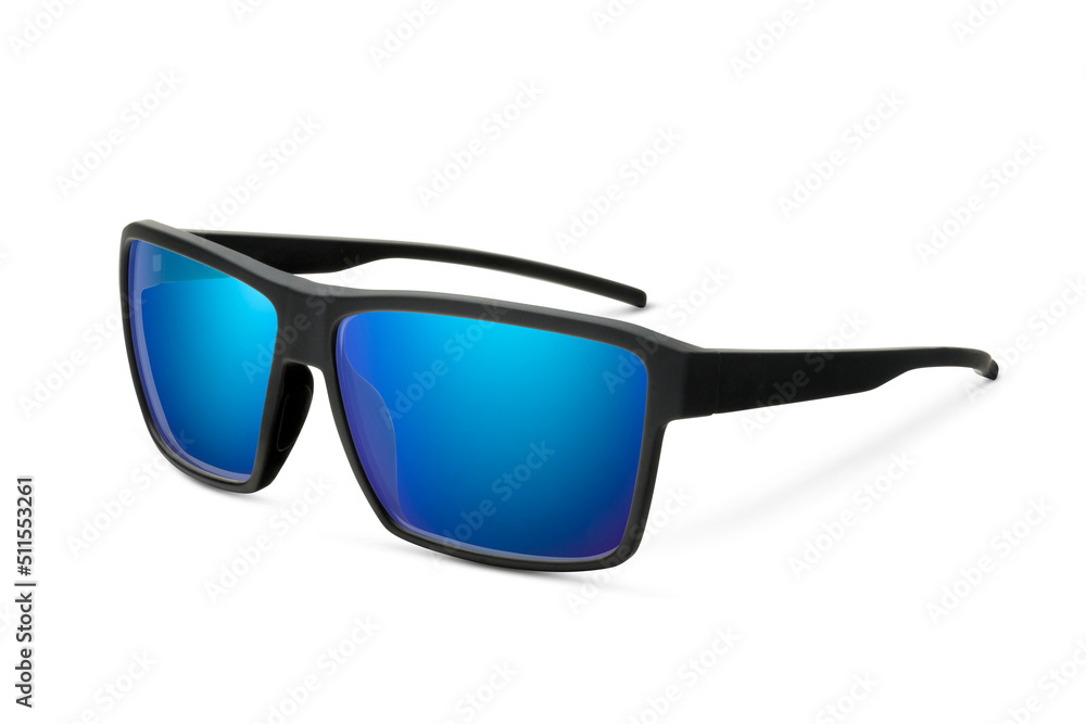 Sunglass | Blue color stylish sunglasses isolated on white background Sunglass | Blue color stylish sunglasses isolated on white background