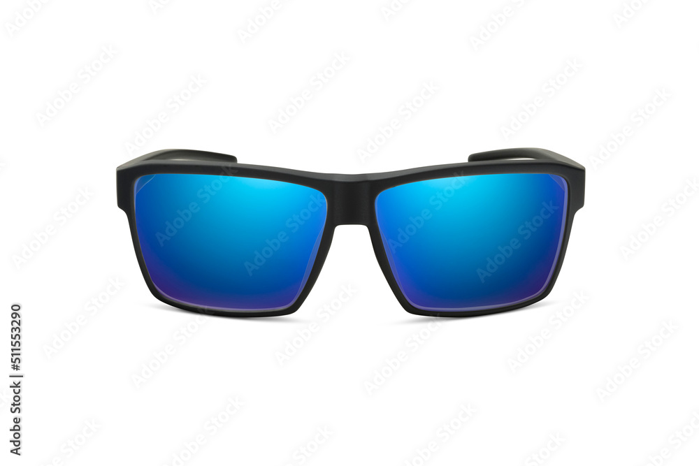 Sunglass | Blue color stylish sunglasses isolated on white background Sunglass | Blue color stylish sunglasses isolated on white background