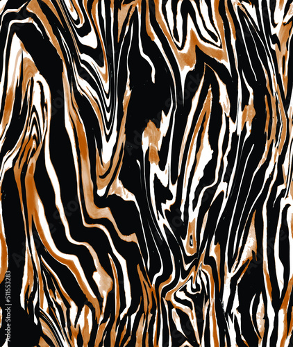 a metered pattern suitable for textiles consisting of wild animal skin