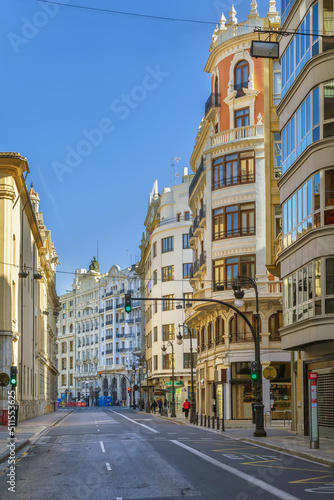 Street in Valencia, Spain