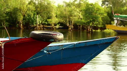 boat on the river