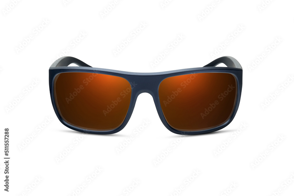 Sunglass | Copper Canyon color stylish sunglasses isolated on white background