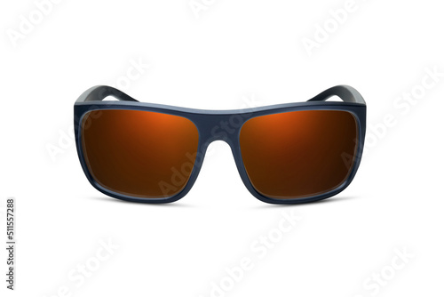 Sunglass | Copper Canyon color stylish sunglasses isolated on white background