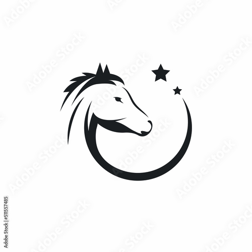 Horse icon Vector illustration concepr design