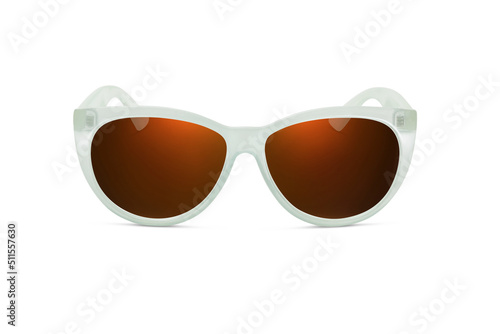 Sunglass | Copper Canyon color stylish sunglasses isolated on white background