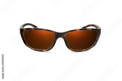 Sunglass | Copper Canyon color stylish sunglasses isolated on white background