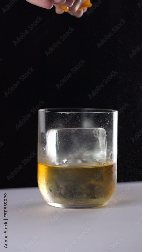 whiskey with ice whiskey with ice