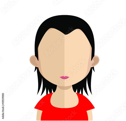 Abstract Boy Avtar Character.In fiction, a character is a person or other being in a narrative vector illustration. many uses for advertising, book page, paintings, printing, mobile wallpaper, mobile.