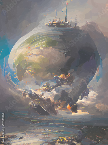 the earth is going down