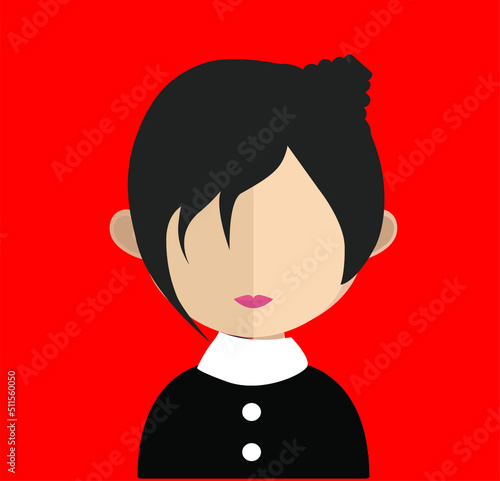 Abstract Boy Avtar Character.In fiction, a character is a person or other being in a narrative vector illustration. many uses for advertising, book page, paintings, printing, mobile wallpaper, mobile.