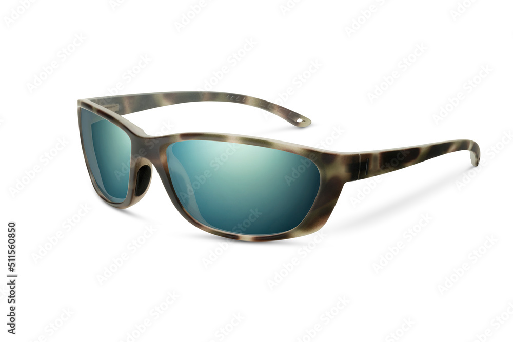 Sunglass | Green Color stylish sunglasses isolated on white background Sunglass | Green Color stylish sunglasses isolated on white background