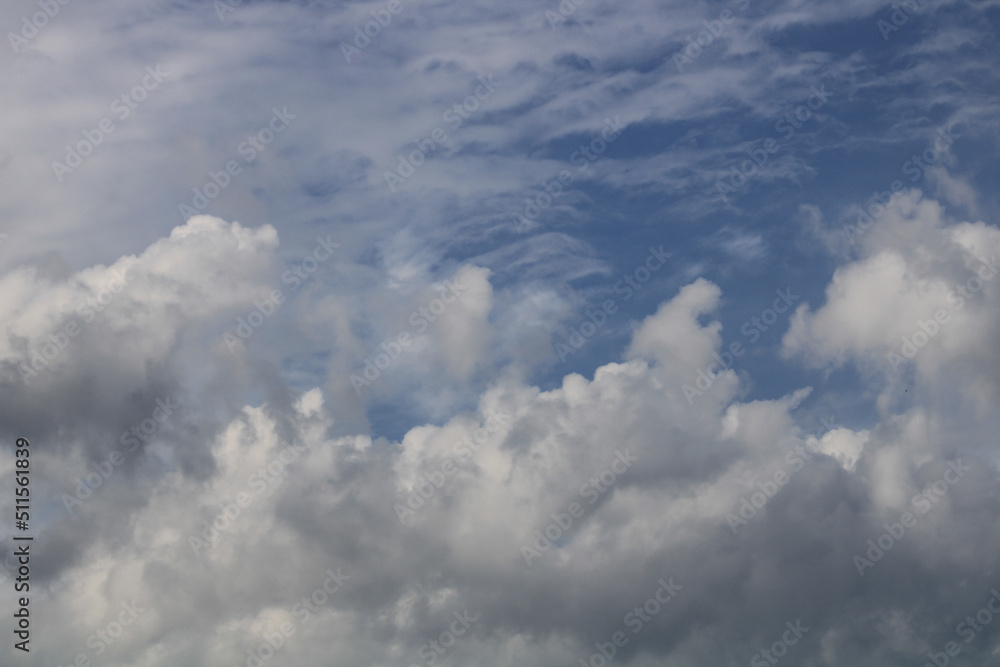 Blue sky with clouds Blue sky with clouds