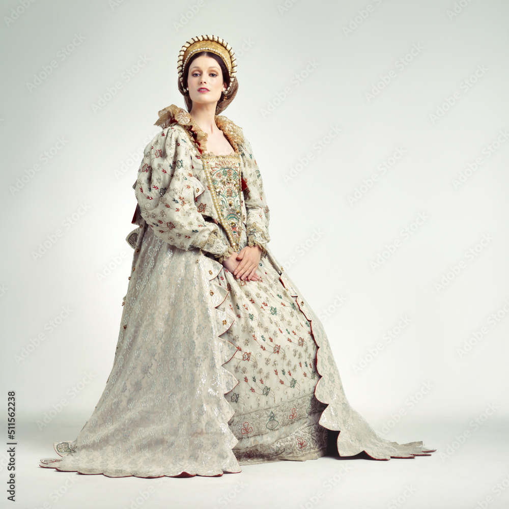 Fototapeta premium Regal ruler. Studio shot of beautiful young queen.