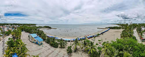 landscape with fence and sky