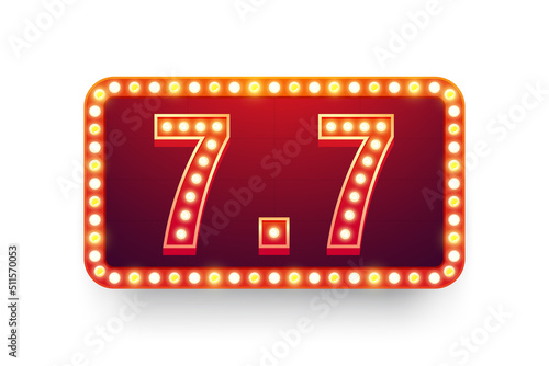 7.7 Text Light Bulb Frame R...
