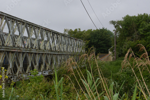 The Tucker Bailey Bridge in Saint Holaire Pettiville, Normandy photo