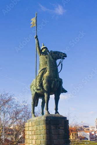 Monument to Vimara Peres in Porto	, Portugal photo