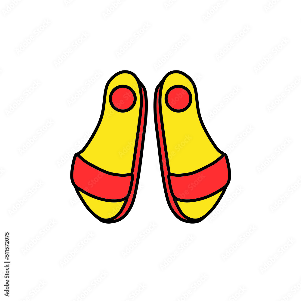 Digital illustration of summer icon Digital illustration of summer icon