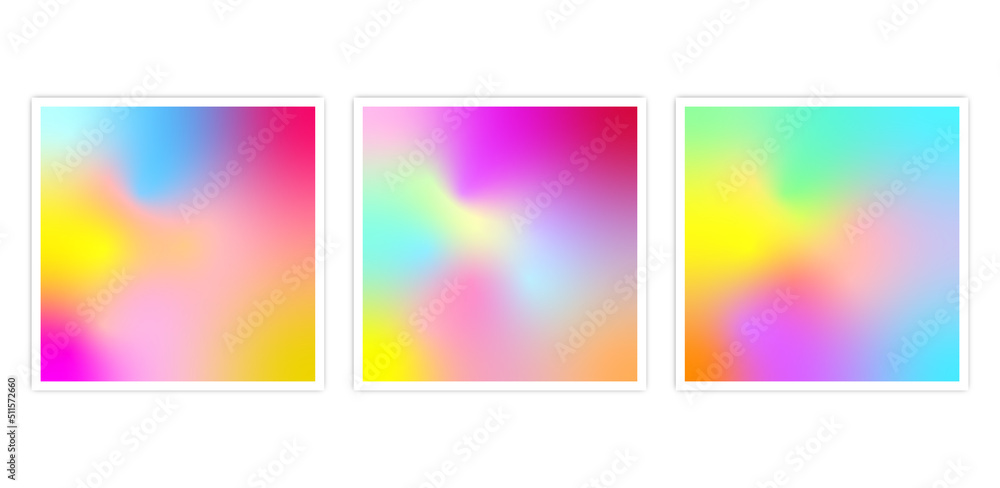 blurred colorful neon  background