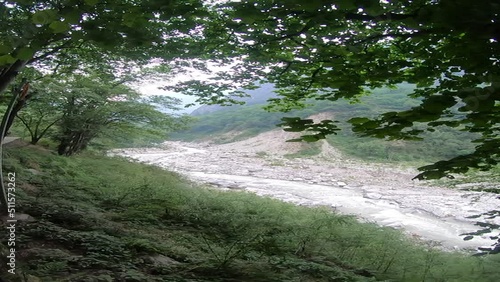 Yatra Sri Hemkund Sahib With a Beautiful Road, Waterfall, Hill's and Cloud's photo