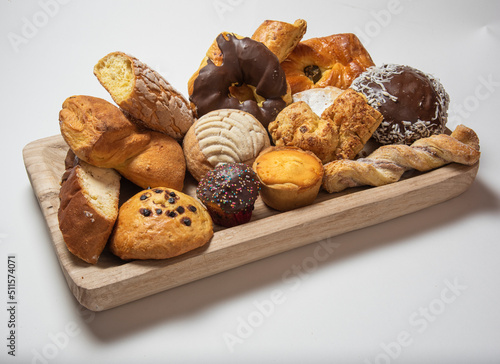 pan de dulce en charola