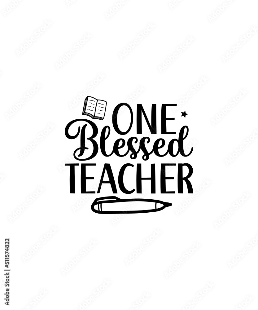 Obraz premium Teacher Svg Bundle, Teacher Png Svg, Teacher svg for Cricut, svg Files for Cricut, Teacher Life Svg, Funny Teacher Clipart Bundle