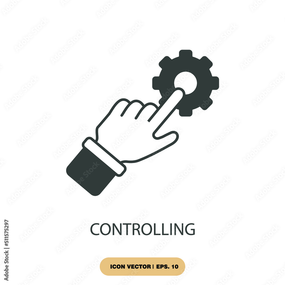 controlling icons  symbol vector elements for infographic web